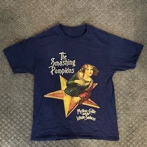 Smashing Pumpkins mend’s blue t-shirt